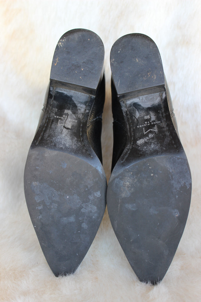 Marc Fisher "Yale" Ankle Bootie in Black - Size 9
