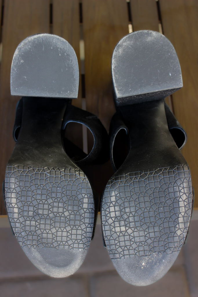 BP. "Sophia-Lea" Heels in Black Suede - Size 8.5