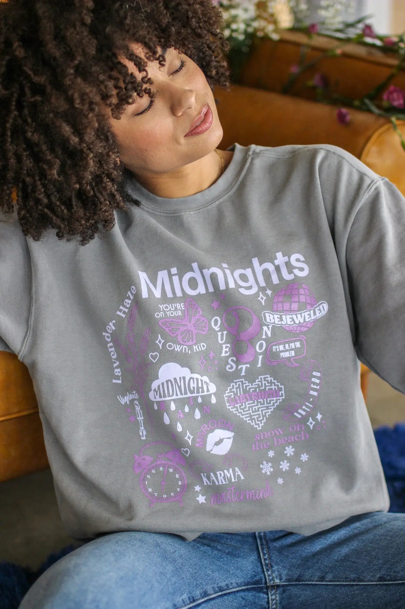 Taylor Swift Midnights Era "Album Art" Pullover Sweatshirt